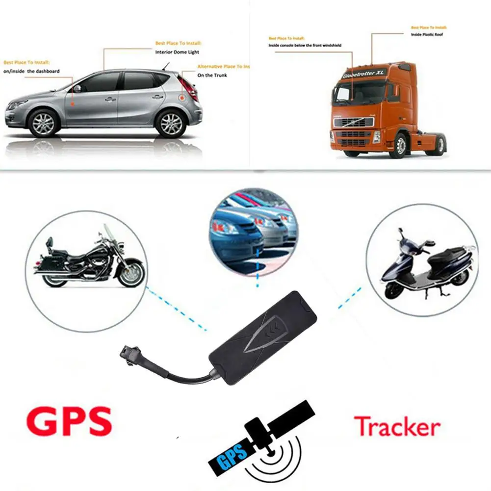 P5 Портативный Автомобильный мотоцикл электрический автомобиль gps трекер, определяющий местоположение в реальном времени анти-потеря охранной сигнализации Дистанционное прослушивание запись