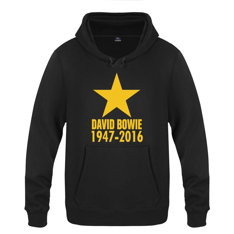 Blackstar Ziggy 1947-2016 Дэвид Боуи кофты Для мужчин 2018 Для мужчин с капюшоном толстовки флис пуловеры