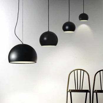 

single head dining pendant lights 35CM modern minimalist personalized creative window study bar clothing store lamps TA102113