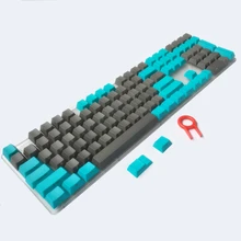 PBT keycaps Side/Front Printed ANSI Cherry MX Key Caps Blue Gray For 87/104/108/Anne Pro 2 MX Switches Mechanical Keyboard цена PBT keycaps Side/Front Printed ANSI Cherry MX Key Caps Blue Gray For 87/104/108/Anne Pro 2 MX Switches Mechanical Keyboard цены онлайн