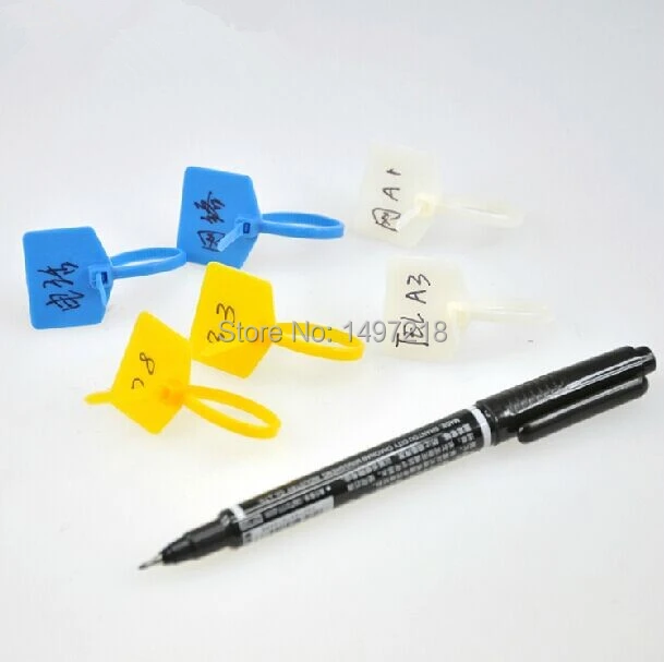 Etiqueta para Computador de Gerenciamento de Arame Tie com Marcadores-com Lote Plástico Nylon Cabo Laços Zip Tag 500 Pçs - 3*120mm 5 High Quality nylon cable ties