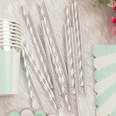 foil stripe straw (4)