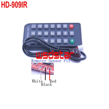 

HD-909IR HUIDU IR remote LED controller Only support HD HUIDU Single & Dual color LED sign controller 3pcs/lot