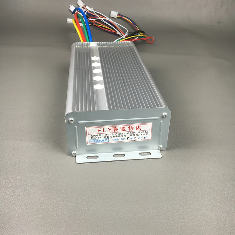 Cheap 72V 96V 5000W Brushless Motor Speed Controller 100A 36Mosfet 120Degree Phase With Sensor Hall For Electric Bike Car Motorcycle 5