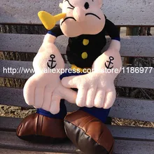 70 см большой Popeye the Sailor Man мощный Guy оливковая мягкая плюшевая игрушка; подарок для детей на день рождения Рождественский подарок
