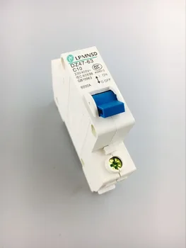 

1P DZ47-10A DIN-Rail 230/400V~ 50HZ/60HZ Mini Circuit breaker MCB C45 C type