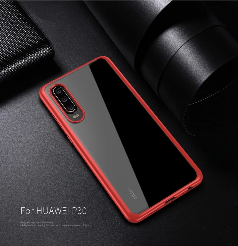 Прозрачный силиконовый чехол для Huawei P30 Pro прозрачный мягкий из ТПУ с защитой от