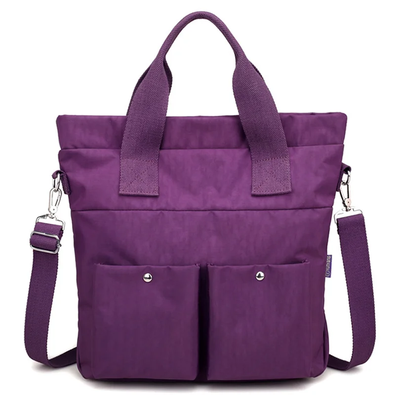 

Women Nylon Shoulder Bags Satchel Handbag Waterproof Casual Tote Bag Ladies Multi Pockets Travel Hand Bag Crossbody Bag XA659WB