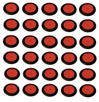 

Free shipping! Wireless service calling system, llamada de servicio al cliente, 30pcs call button, waiter pager transmitter
