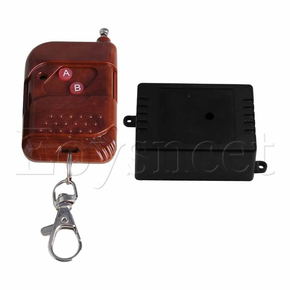 

Inter-Lock 433MHz 1CH 30-50m 12V Remote Control Switch Brown Transmitter