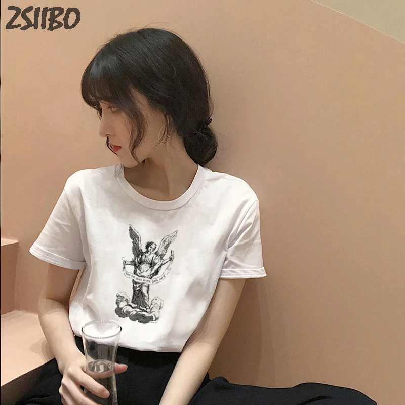 Female t shirt Harajuku Nebula Angels Aesthetics Summer Women