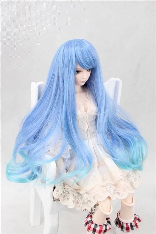 [Wamami] 97# голубой красочный парик/волосы для 1/4 MSD DOD AOD BJD Dollfie