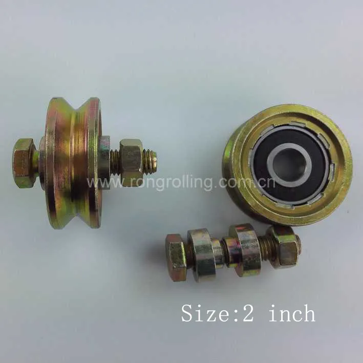 

2 inch sliding pulley groove V with 6201RS Bearing (diameter 48mm,thickness 17mm)