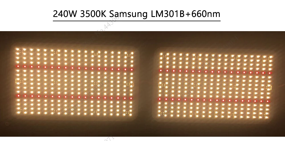 Samsung LM301B 3000 K/3500 K+ 288 нм шт Светодиодный светильник для выращивания квантовой платы Meanwell драйвер полный спектр DIY светодиодный светильник для выращивания растений