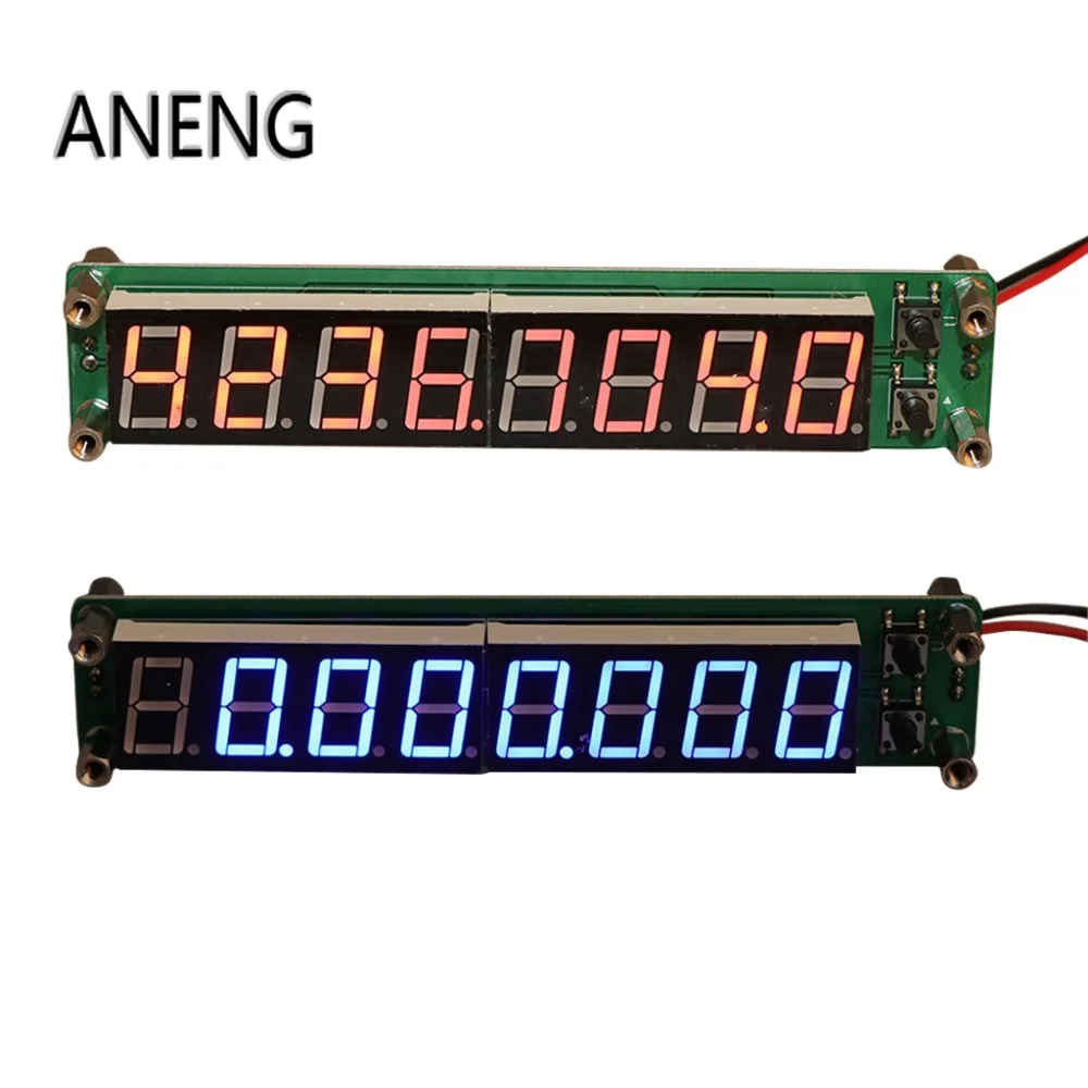 

ANENG 0.1-60MHz 20MHz-2.4GHz RF 8 Digit LED Singal Frequency Counter Cymometer Tester