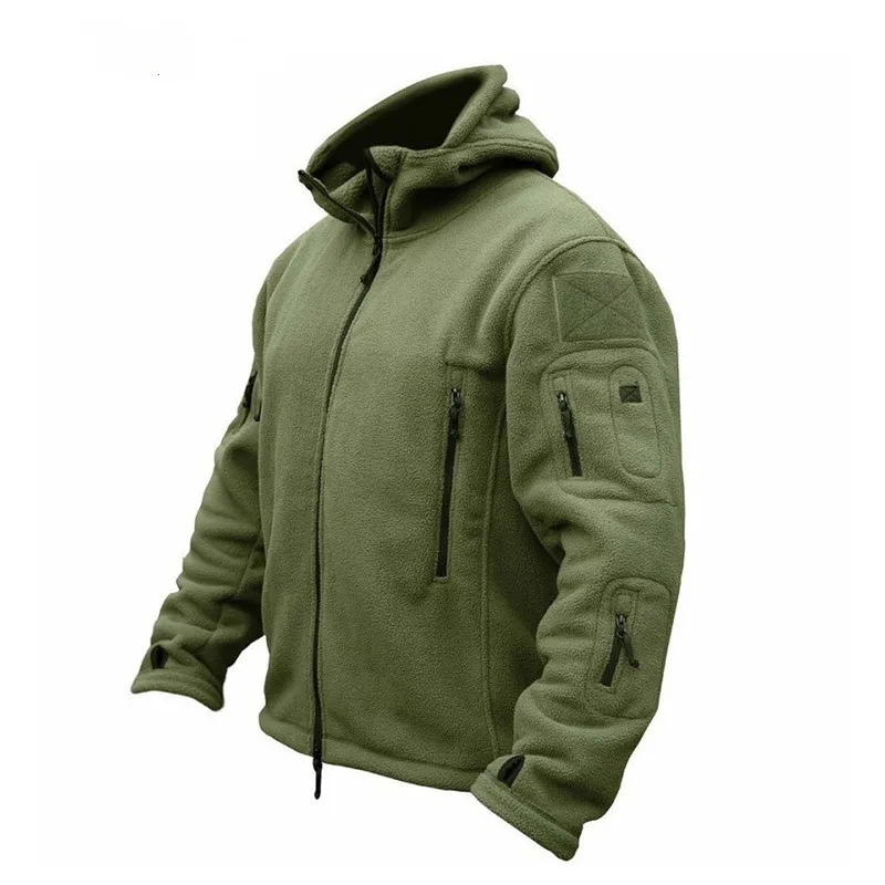 ZOGAA Brand New Military Men Fleece Tactical Jacket Overcoat Men Outdoor Polartec Thermal Windbreaker Mens Jackets and Coats