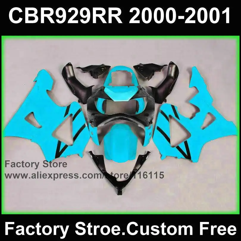 Custom free ABS plastic Motorcycle fairing set for HONDA CBR 929