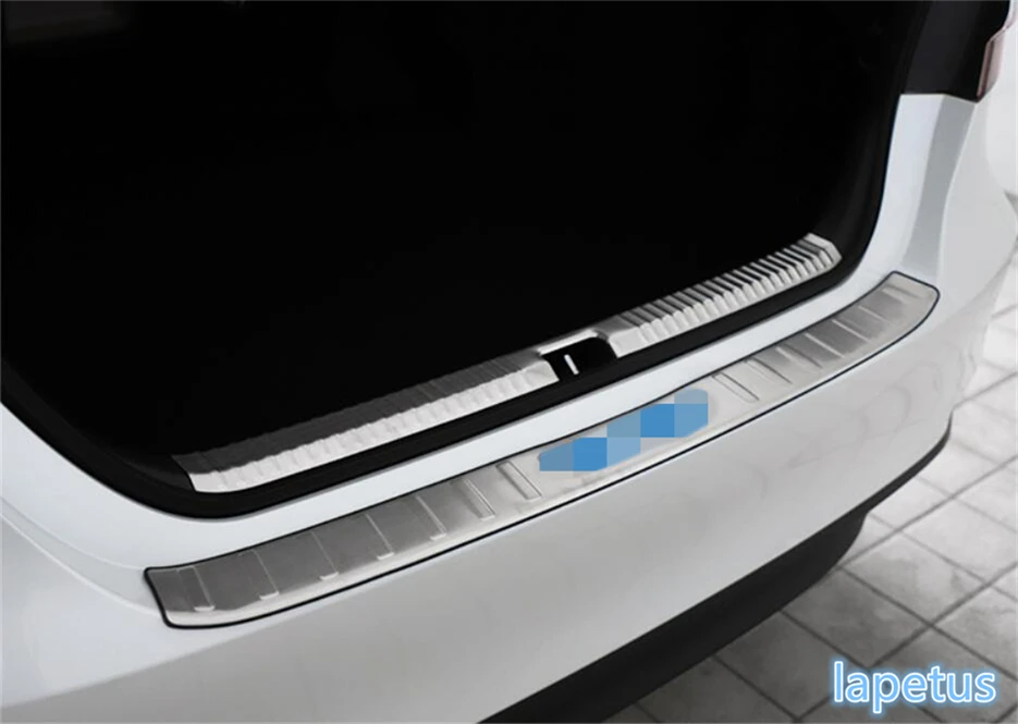 Lapetus задний багажник багажника бампер(внутренний+ внешний) Накладка порога крышка защита для Toyota Camry- нержавеющая сталь
