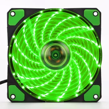 

120x 120 x 25mm Computer Cooler 15 LEDs Cooling Fan PC Case Fan Heat sink Wholesale