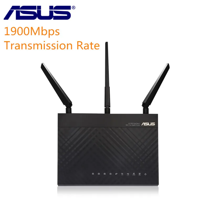 ASUS RT AC1900P WiFi роутер 1 4 ГГц двухдиапазонный гигабитный 256 МБ ram беспроводной с