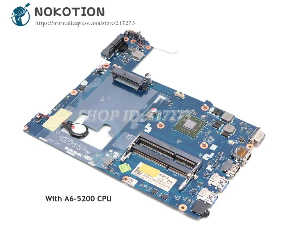 Материнская плата NOKOTION для ноутбука Lenovo Ideapad G505 15 6 дюймов VAWGA GB LA 9912P основная