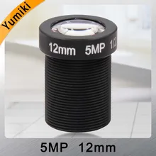 Yumiki 5.0 megpixel M12 MTV 12 мм 5mp HD CCTV Объективы для фотоаппаратов ИК HD Безопасности Объективы для фотоаппаратов фиксированной диафрагмой