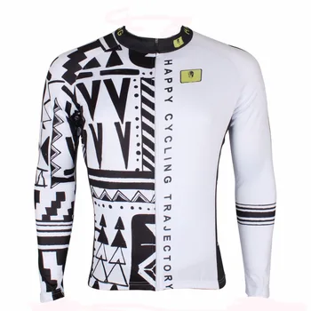 

ILPALADINO Men's Bicycle Cycling Jersey White Comfortable The Black Forest Tight MTB Road Outdoor Riding Sportswear