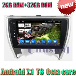 Wanusual 10.1 "Android 7.1 Octa core 32 г 2 г Оперативная память Автомобильный Мультимедийный Плеер для Toyota Camry 2015 GPS навигации Bluetooth WI-FI Карты