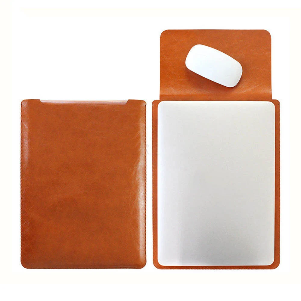 Najtaniej Uniwersalny skórzany torba na laptopa 11 13 15 cal Notebook saszetka pokrowiec obudowa dla Macbook Air Pro Dell Samsung Asus Acer HP