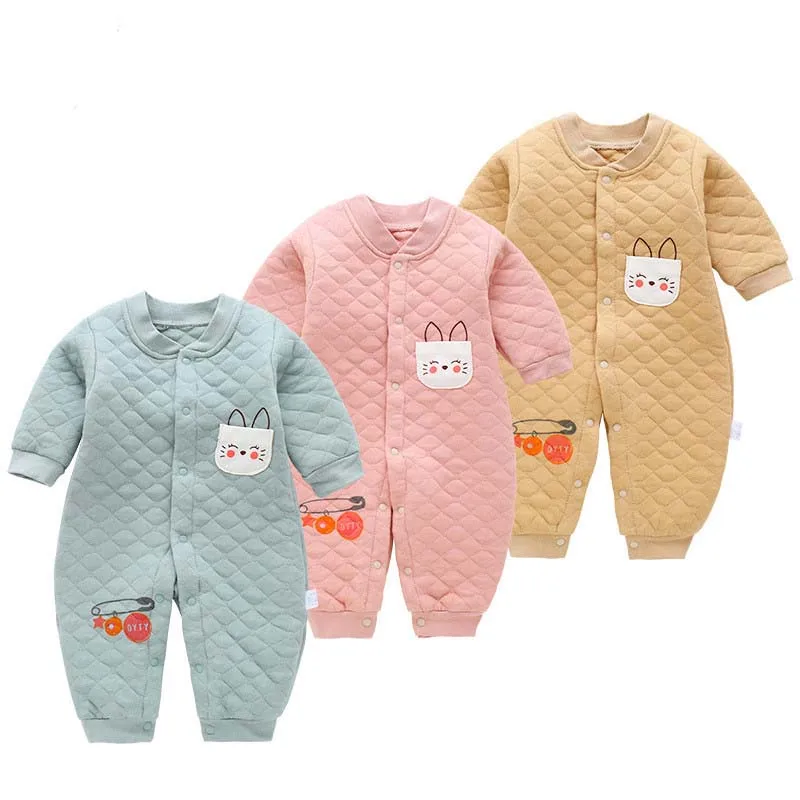 

BibiCola newborn baby cotton rompers new autumn spring long sleeve jumpsuit clothing infant boys girls sleep full costume