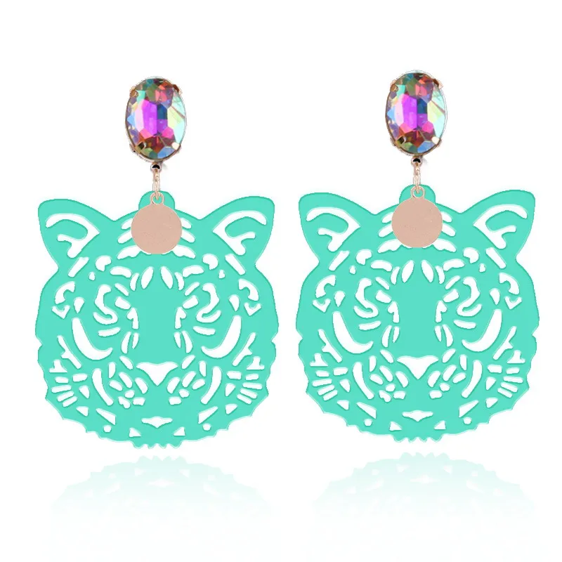 Earrings for woman oorbellen pendients Green