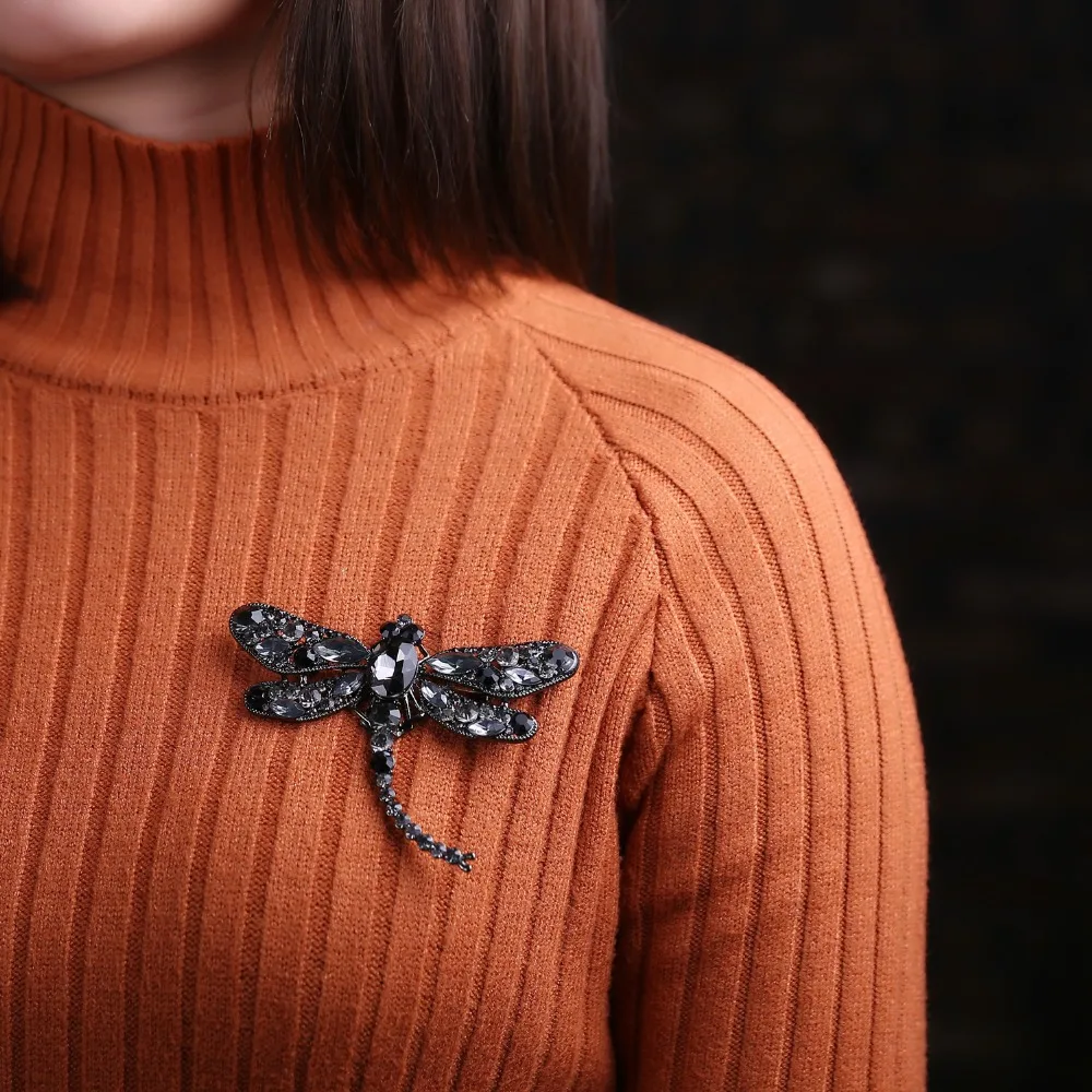 Женская Брошь в винтажном стиле|dragonfly brooch|brooches for womenbrooch designer |