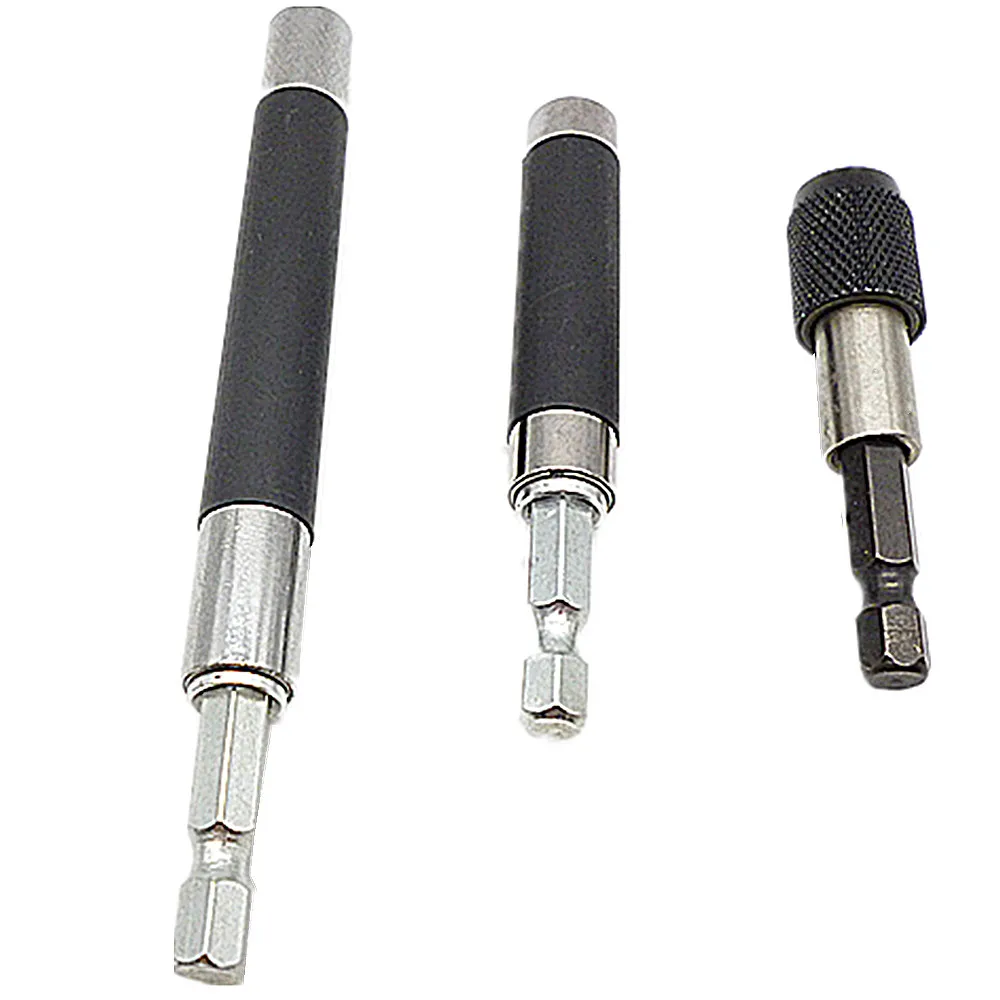 3pc 60mm 80mm 120mm 1/4" Hex Impact Screwdriver Bit Holder