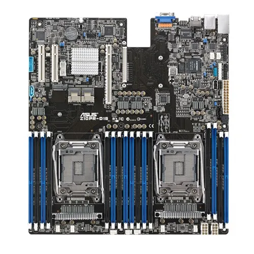 Z10PR-D16 C612 чип 2011-v3 DDR4 Серверная материнская плата поддержка E5 2600 V3 V4 используется 90%