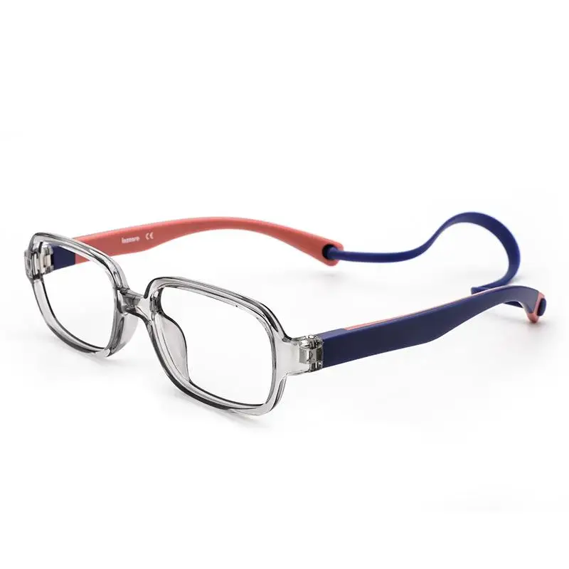 Прозрачные очки новые детские очки ультра светильник из мягкого силикона Tr90 оправа оптические очки 510 маленькие очки 44-15-120