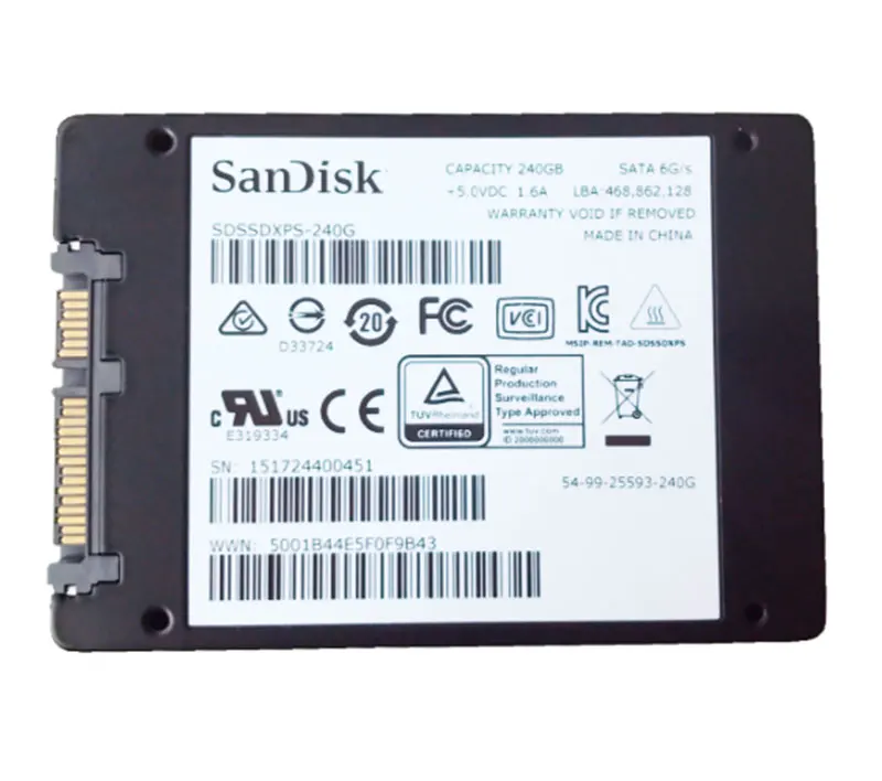 

SanDisk SDD HD SSD M2 HDD 2.5 960 GB 240 GB Disk Sata Internal Disco Duro Interno Sata 3 2.5 Drevo for Laptop Computer