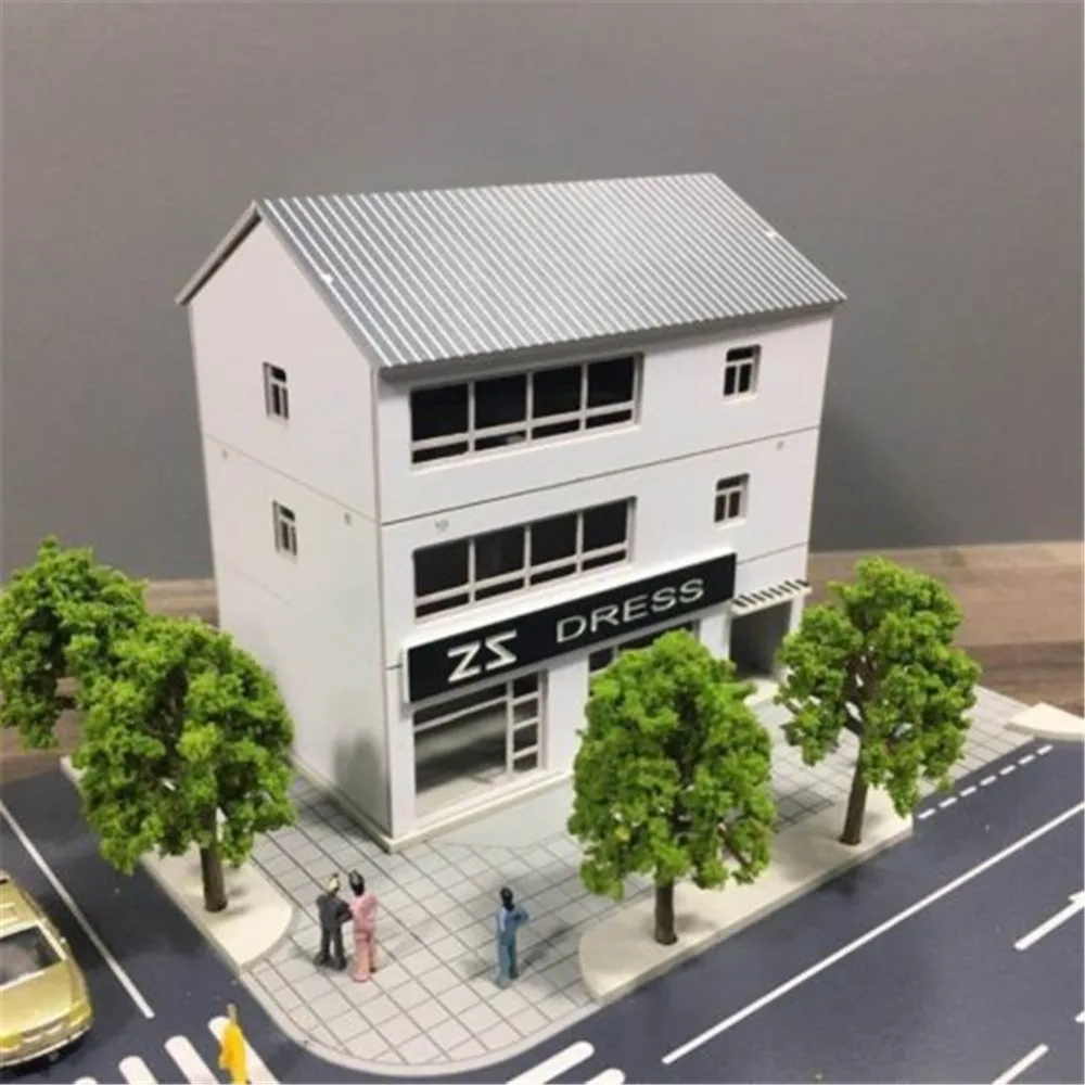 

Outland Building Model 3-story Dress Store Model Sand Table Building Model N Scale 1:160
