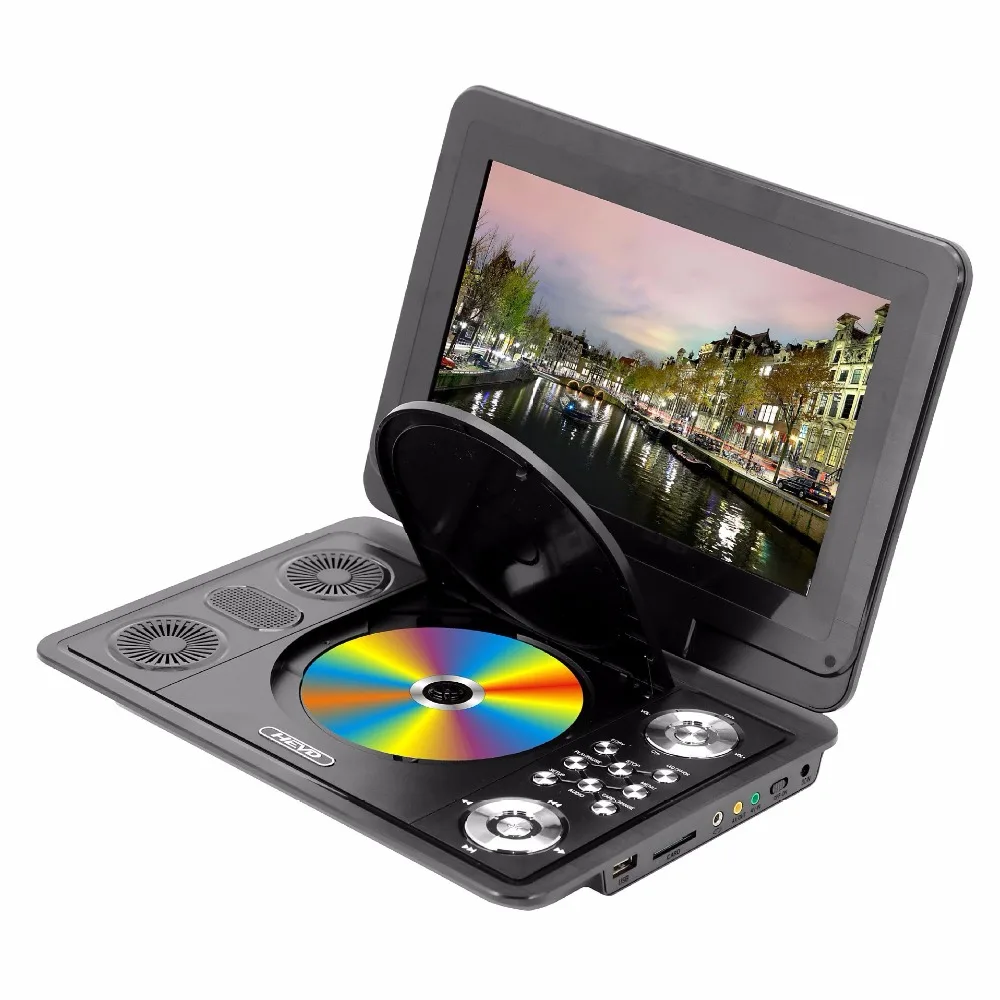 10,1 дюйма Портативный DVD плеер с ТВ/SD/USB дома EVD, DVD VCD, MP3/MP4 player RM, RMVB, VOB, MPG, MPEG1, MPEG2, MPEG4, DIVX MP3, WMA JPEG