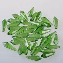 Chakra Spectra 50 Green Chandelier Glass Crystals Lamp Prisms Parts Hang Pendants 38mm M01909-5