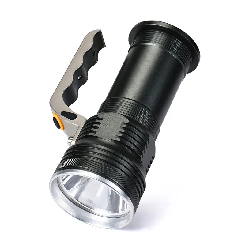 Handheld XM L T6 LED Flashlight Searchlight Lamp Torch 2Pcs 18650