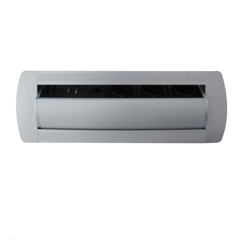 Soquete com ue 2021 de Alta Qualidade Multifuncional Mesa Elétrica - Desktop Manual Lançando Rotação Eua Plug And Switch Usb - Image 4