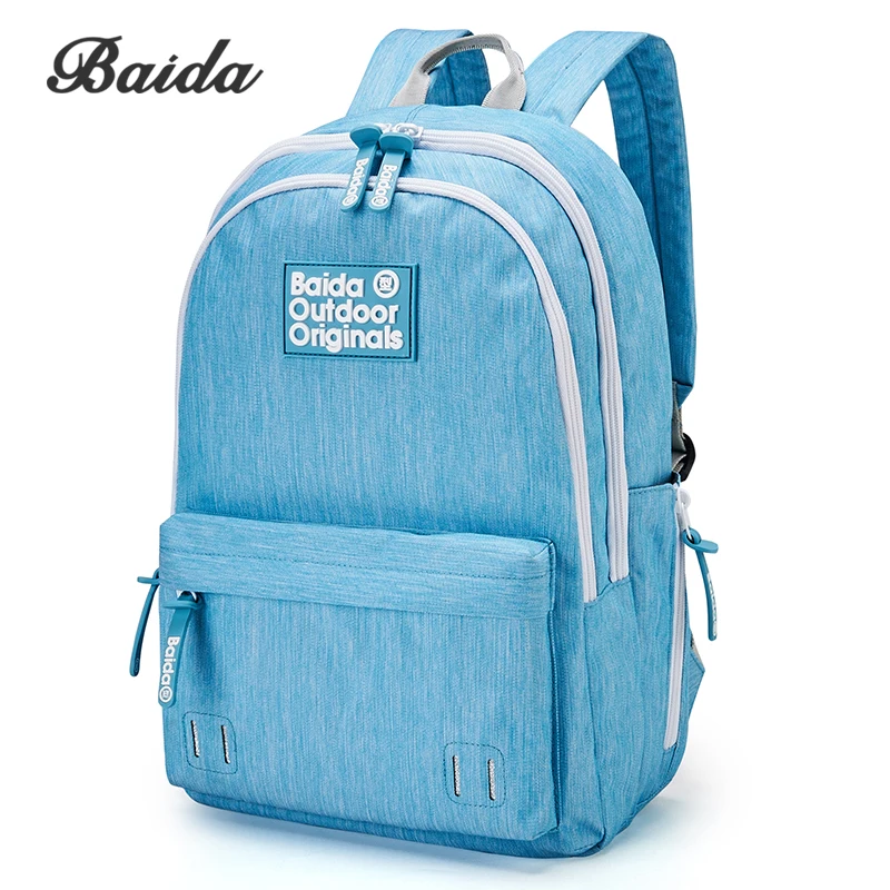 BAIDA School font b Backpack b font font b Women b font Laptop Schoolbag Large Capacity