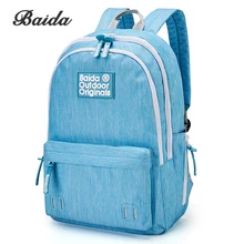 BAIDA Mujeres Morral de la Escuela Del Ordenador Portátil Mochila de Gran Capacidad de la Moda Juvenil Masculina para Adolescentes Niñas Mochila Femenina
