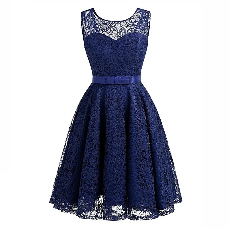 Kostlich Lace Summer Dress Women 2017 Sleeveless Lace Hollow Out Sexy Evening Party Dresses Bet Tunic 50s Hepburn Dress Sundress (16)