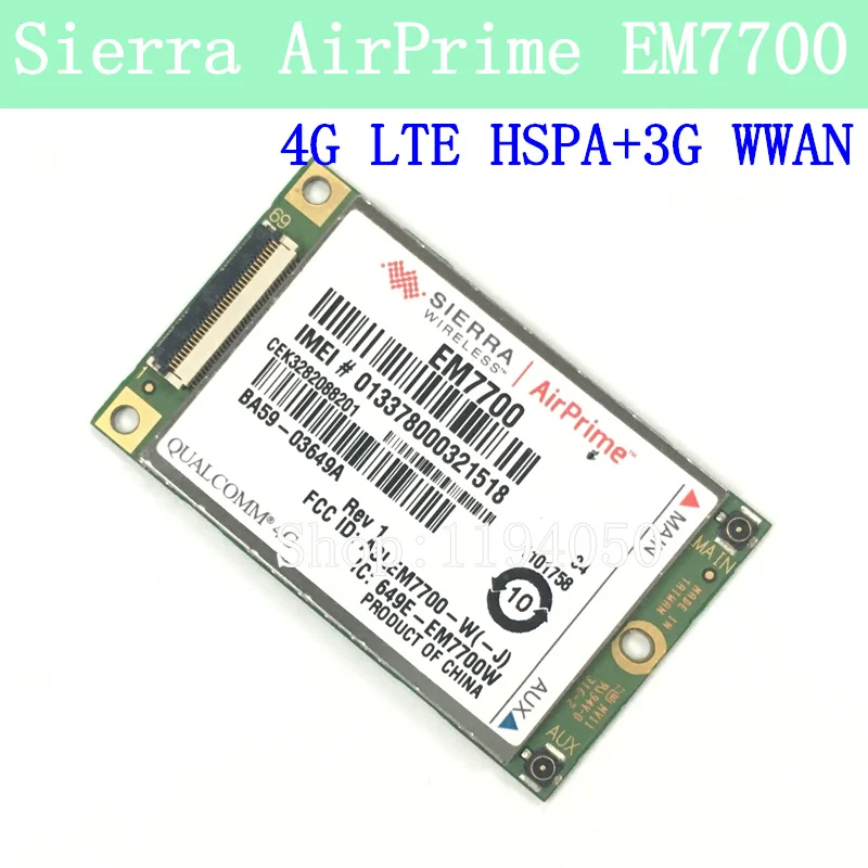 EM7700 карты Sierra Wireless airprime EM7700 4 г LTE HSPA + 3g встроенный модуль HSPA на мобильный широкополосный модуль WWAN