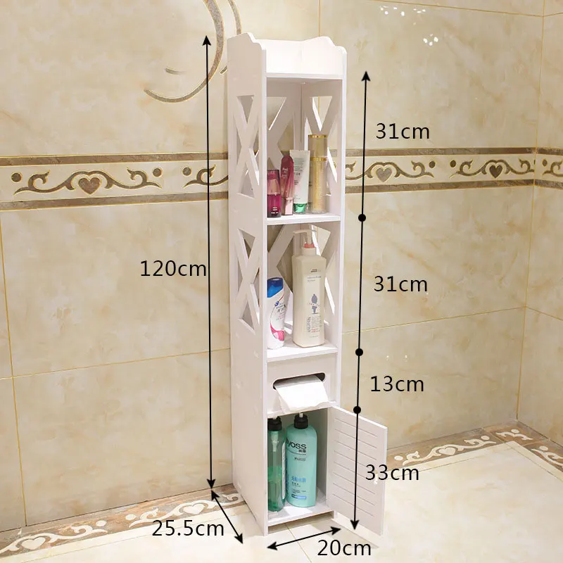 Large Bathroom Vanity Floor Standing Bathroom Storage Rack