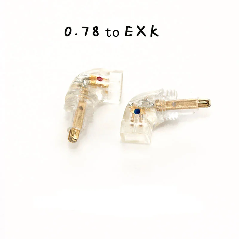 Haldane пара наушников разъем для EX600 EX800 EXK EX1000 штекер для MMCX 0,78 мм Женский адаптер конвертер