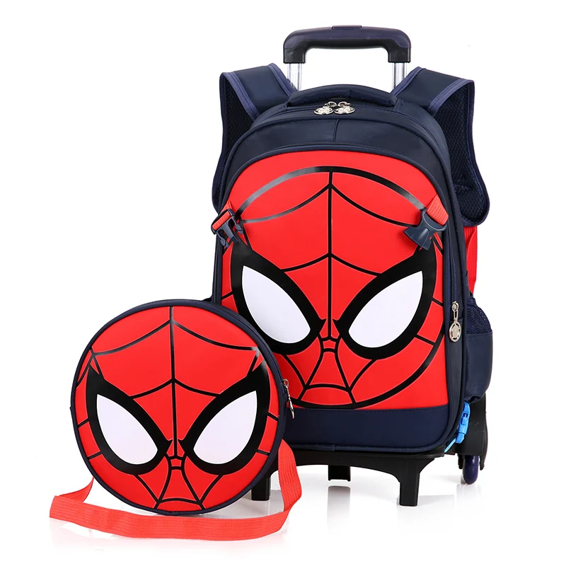 

Travel tale Multifunction Rolling Luggage School backpack Travel Trolley Bag Case Suitcase spiderman for hero fans