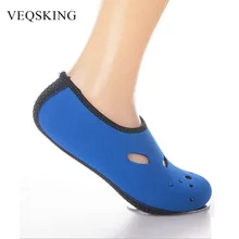 Sapatos de água respirável do aqua, verão natação praia sapatos meias, ao ar livre seaside oco sneaker meias chinelos para mulher