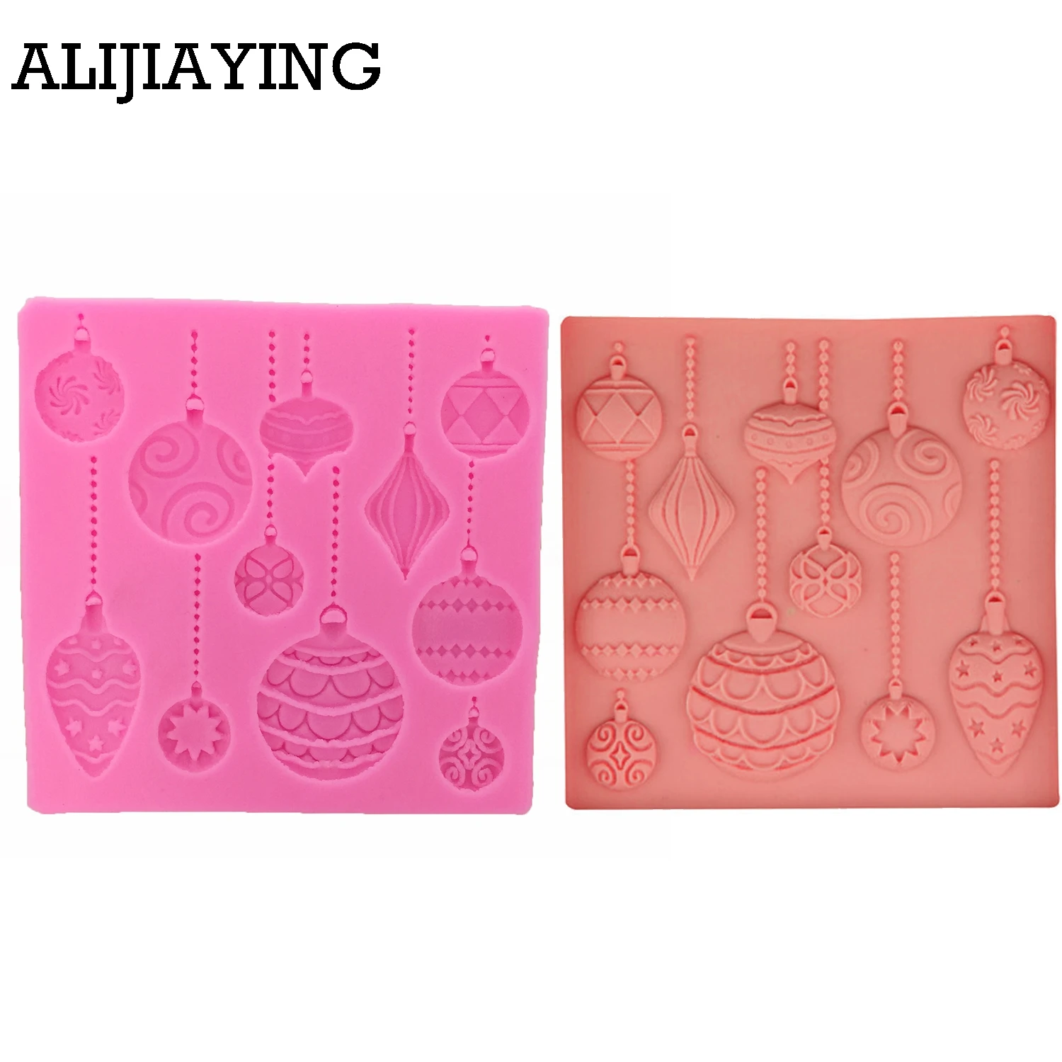 

M0740 Kitchen DIY Creative 3D Christmas Gift Balloon Fondant Cake Silicone Molds Baking Tools for Cakes Chocolate Cupcake Mold